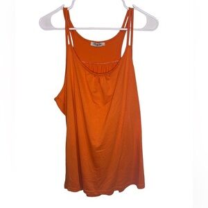 Hibelle orange tank top 2x